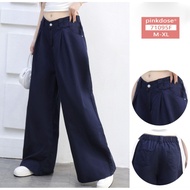 [new]BARREL TWILL PINK DOSE PANTS | WIDE KULOT PINK DOSE | MODERN WOMEN'S PINK DOSE KOREAN STYLE PAN