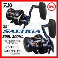 2025 DAIWA SALTIGA 300 Overhead Jigging Reel BC Round Baitcast 300L 300HL Fast Slow Jig SW 25’