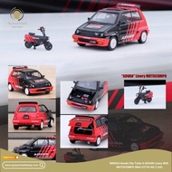อินโน64 ฮอนด้า ซิตี้ เทอร์โบ II ลิเวอรี่ ADVAN พร้อมมอเตอร์คอมโป (สเกล 1:64) – รหัสสินค้า IN64-CITYI