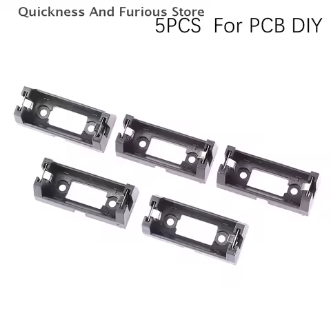 【TO】5 PCS CR123A Battery Box Cover For PCB DIY Plug-in CR123A Battery Holder 16340 Battery Box LIR12
