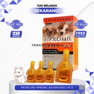 FRONTLINE FIPRONIL ADVANTAGE 1 PCS - Anti-Flea Treatment for Dogs and Cats