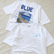 KATUN CHILLMODE | Yung kai Blue Distro T-Shirt – Viral Unisex Little Music T-Shirt Polyester Cotton 