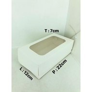 5 PCS WHITE MICA BOX 22X12X7 365 GSM LAMINATEDIVORY