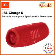 JBL Charge 5 Portable Waterproof Speaker with Powerbank (Global Cybermind)