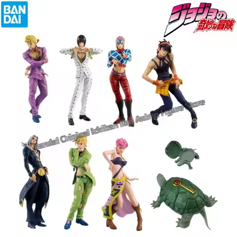 In Stock Bandai Original Box Garage Kit Model Anime Characters Jojo S Bizarre Adventure Giorno Giova