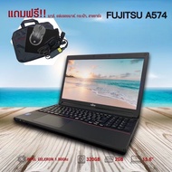 โน๊ตบุ๊คมือสอง Notebook Fujitsu A574 intel celeron เล่นเน็ต ดูหนัง ฟังเพลง คาราโอเกะ ออฟฟิต (รับประกัน 3 เดือน)USED