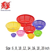 Twins Dolphin Round Colander / Penapis Bulat