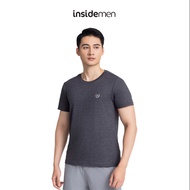 INSIDEMEN - Men's Short-Sleeved Regular Fit T-shirt, Medium, Stretchy, Comfortable, Dynamic - ITS001