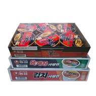 NONGSHIM Kimchi Cup Noodle 6pcs + Yukgaejang Cup Noodle 6pcs + Shin Ramen black Cup Noodle 6pcs