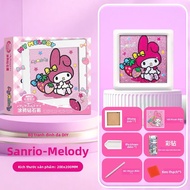 HPRETTY | Nghệ Thuật Dán Sticker DIY Cho Trẻ Em Kuromi Melody 5 Tuổi