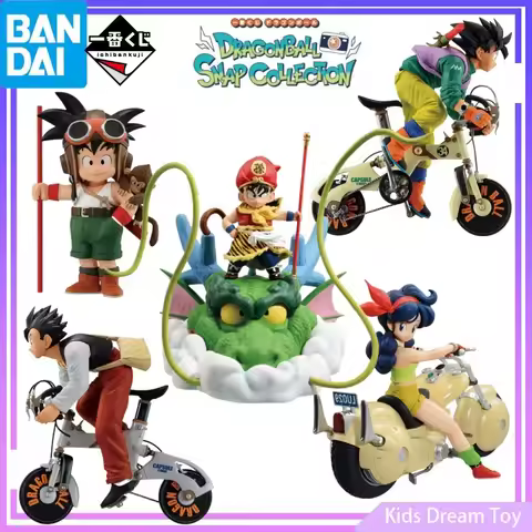 Bandai in Stock Original Ichibankuji DragonBall Anime DRAGONBALL SNAP COLLECTION Locomotive Goku&Goh