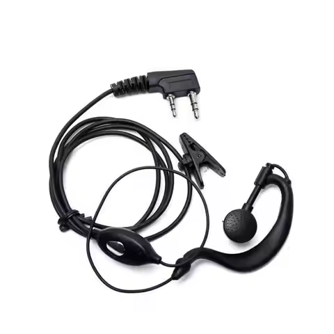 2 Pin Walkie-Talkie Headset Wired Two Way Ham Radio Earpiece Earphone For Baofeng BF-888S UV5R Walki