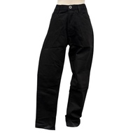 PRADA 普拉達 丹寧褲 牛仔褲 棉 黑色 特殊加工