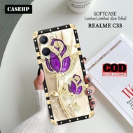 HP REALME C33 Case - Casehp - REALME C33 Casing - Love frame Case - Cellphone Skin - REALME C33 Sili