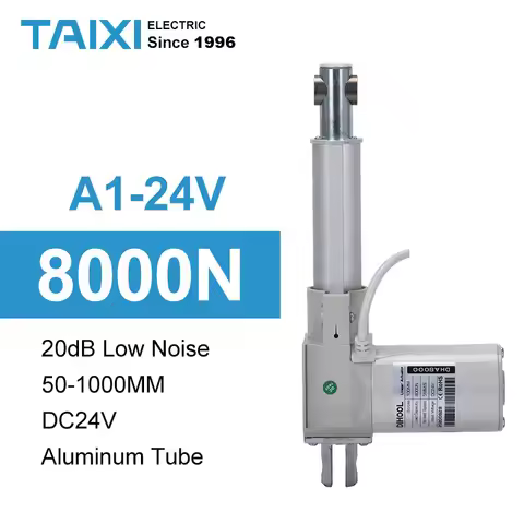 Linear Electric Actuator Telescopic Rod DC24V 600mm 400mm Stroke 8000N Thrust Motor Controller Windo