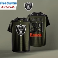 AMIGO NFL PREMIUM JERSEY RAIDERS GREEN LYCRA Sport Baju Jersey