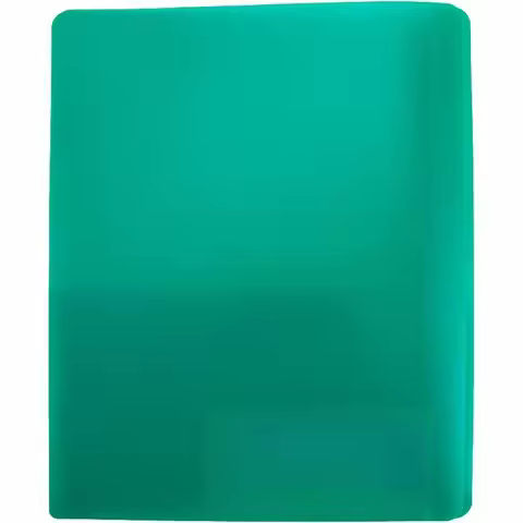 3-Hole Punched Poly Portfolios, 1 Each, Green