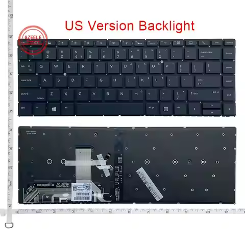 US/RU English Laptop keyboard For HP Elitebook x360 1040 G4/1040 G5/1040 G6 HSN-Q02C Backlit