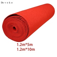 Devoko Red Carpet Wedding Rug Practical Walkway Red Carpet Red Aisle Runner 1.2M Wide