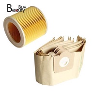 5X Dust Bag 1X Filter for KARCHER WD3 Premium WD 3,300 M WD 3,200 WD3.500 P 6,959-130 Vacuum Cleaner