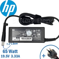 HP Adapter ของแท้ HP ProBook 430 G1 430 G2 445 G1 445 G2 440 G0 440 G1 440 G2 65W สายชาร์จ อะแดปเตอร