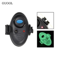 GUOOL Fishing Bite Alarm LED Alarm Adjustable Sensitive Connector Signal Bite Bell End Tackle for Fr