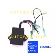 CDI Yamaha 15 PK HP Kapsul 8 Kabel ( Hangkai &amp; Parsun 15 PK) 63V-85540