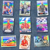 2/16 Launch Hamilton Lewis F1 Topps Chrome Rider Card Helmet Benz Ferrari