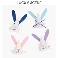 Bunny Ears Birthday Hat Cute Bunny Birthday Hat Baby's Birthday Party Hat Easter Theme  S00957