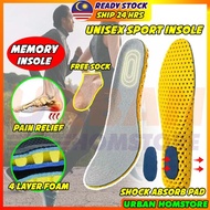 DEFENS Soft Tapak kasut dalam Sport insole Universal high elastic energy foam Shoes insole Pelapik d