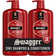 Old Spice Swagger 2-in-1 Shampoo and Conditioner for Men, 29.2 Fl Oz
