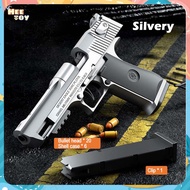 Ready Stock Desert Eagle Automatic Loading Shooting Children Toy Throwing Shell Launchable Toys Safe