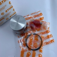 MESIN PISTON ASSY STIHL MS170/180 ORIGINAL PISTON SEHER CHAINSAW STIHL MS 170 180 PART OF CHAINSAW C