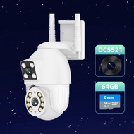 V380 BP3 1080P Dual Lens Security IP CCTV Camera Wireless Outdoor Camera Full Color Night Vision