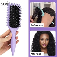 SEVICH Bounce Curl Define Styling Brush Detangling Hair Brush Tangled Hair Comb