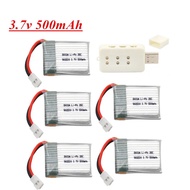 3.7V 500mAh 25C LiPo Battery with 6 in 1 charger For Wltoys V931 F949 XK K123 6Ch RC Helicopter Dron