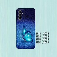 HP Silicone Samsung M14, Samsung M34, Samsung M54, Samsung M52 - Case casing cover Flexible Blackhp