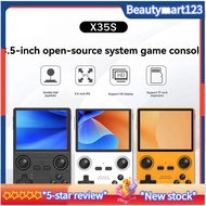 X35S Handheld Video Game Console 3.5inch IPS Screen HallJoystick Open Source Retro GamePad for //N64