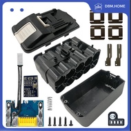 DBM.HOME-6X BL1830 10 x 21700 Battery Case PCB Charging Protection Circuit Board Shell Box BL1860 fo