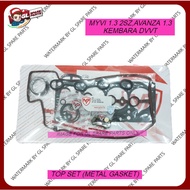 TOP SET GASKET PERODUA MYVI 1.3 2SZ / KEMBARA DVVT / TOYOTA AVANZA 1.3 (METAL GASKET)
