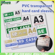 Shipped In 24 Cm.hard Plastic Case Card A3 A4 A5 A6 File Document Clear Pvc