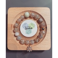 Sakura agate bracelet