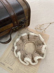 編織髮圈  燕麥奶茶