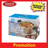 Stainless Steel Soup Pot 22cm / Periuk Sup