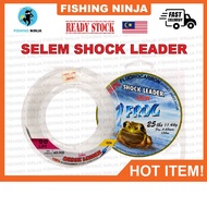 Selem No.1 Frog Shock Leader 100m 100% Fluorocarbon Line Leader Tali Perambut Tali FG Knot Tali Hant