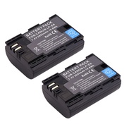 Free shipping 2pcs Full code bateria LP-E6 LPE6 LP E6 Batteries For Canon 5D Mark II Mark III 6D 7D