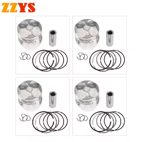48mm 48.25mm 48.5mm STD +25 +50 +0.25 +0.5 Motorcycle Engine Piston and Ring Kit For Yamaha FZ250 FZ