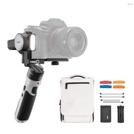 Toho  ZHIYUN CRANE-M2 S Combo Compact Handheld 3-Axis Gimbal Stabilizer Kit with LED Fill Light Built-in Battery PD Quick Charging for Smartphone Sports Camera Mirrorless Camera w