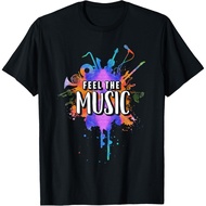 Feel Music Sound Choose Musical Instrument Gift Music Music T-Shirt