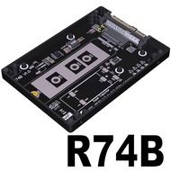 ADT-Link M.2 NVME M Key To U.2 PCI-E 5.0 / U.3 PCI-E 4.0 SSD Enclosure Case For M.2 NVME 2230 / 2242